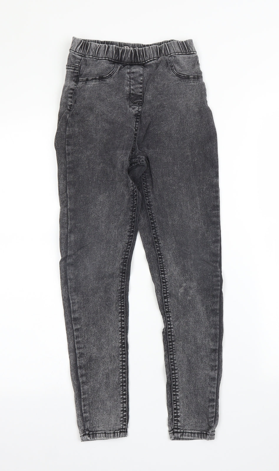 Matalan Girls Grey  Denim Jegging Jeans Size 11 Years
