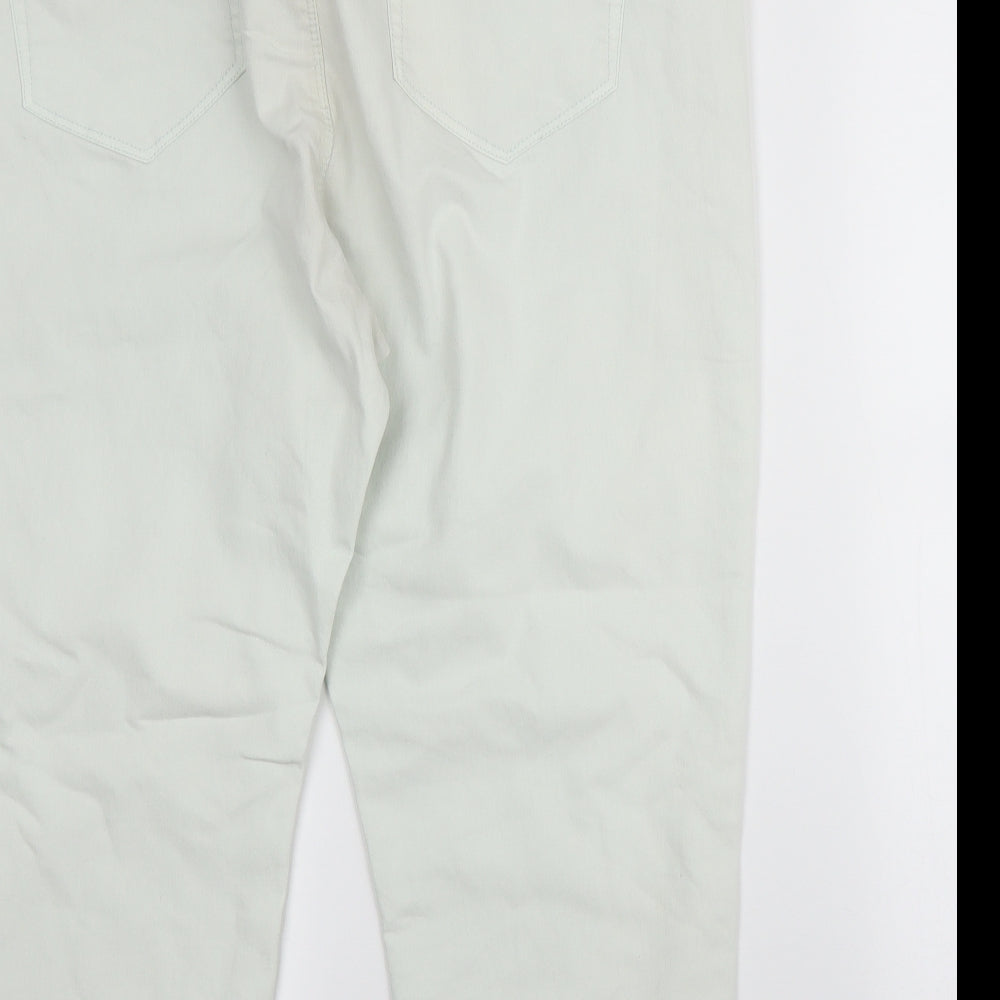 Roman Womens Green  Denim Cropped Jeans Size 20 L20 in