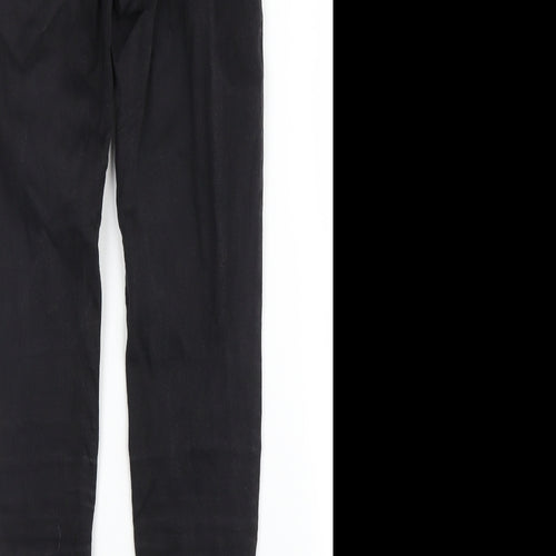 Topshop Womens Black  Denim Skinny Jeans Size 24 in L27 in