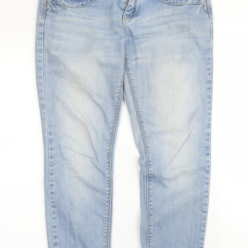 YesYes Womens Blue  Denim Skinny Jeans Size 10 L25 in
