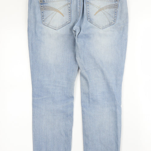 YesYes Womens Blue  Denim Skinny Jeans Size 10 L25 in