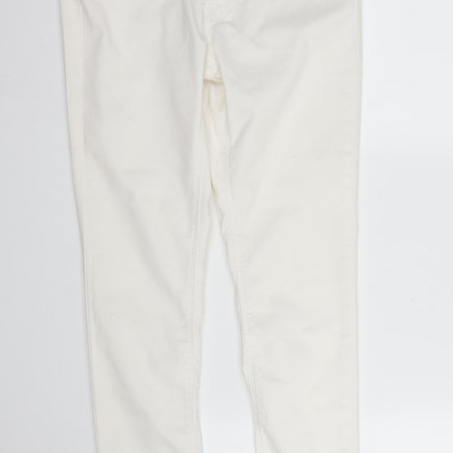 South Womens White  Denim Skinny Jeans Size 10 L26 in