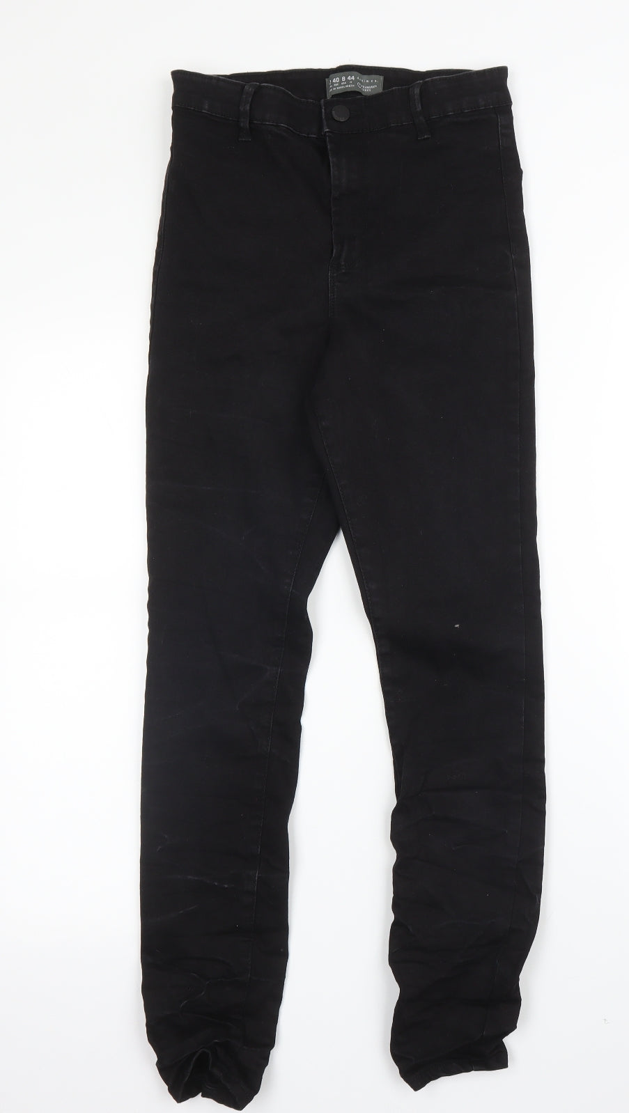 Primark Womens Black  Denim Skinny Jeans Size 12 L28 in
