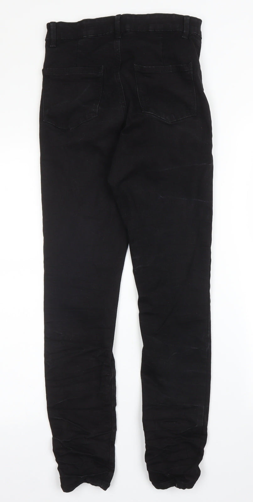 Primark Womens Black  Denim Skinny Jeans Size 12 L28 in