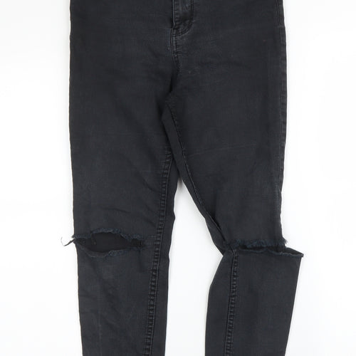 New Look Womens Black  Denim Skinny Jeans Size 10 L21 in
