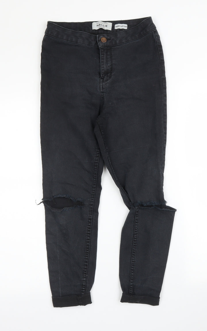 New Look Womens Black  Denim Skinny Jeans Size 10 L21 in