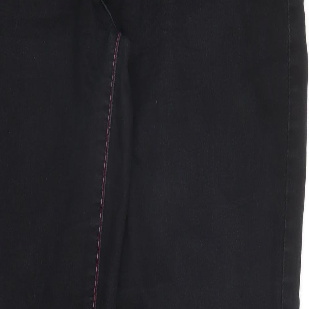 Henley Womens Black  Denim Skinny Jeans Size 14 L31 in