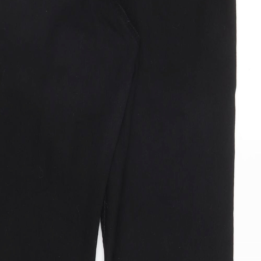 M&S Womens Black  Denim Jegging Jeans Size 14 L30 in