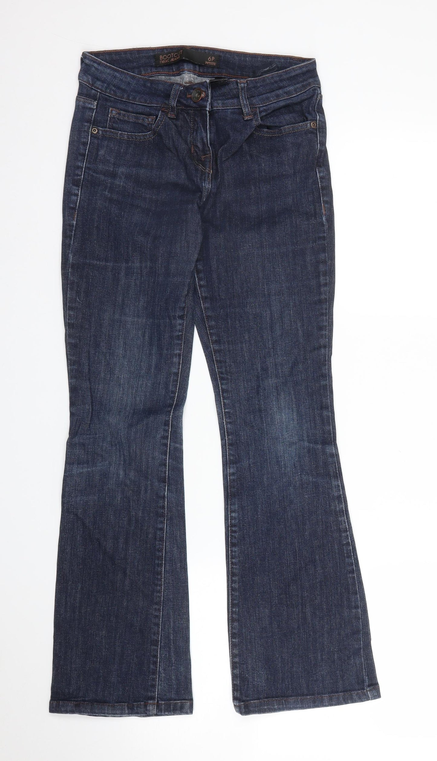 NEXT Womens Blue  Denim Bootcut Jeans Size 6 L27 in