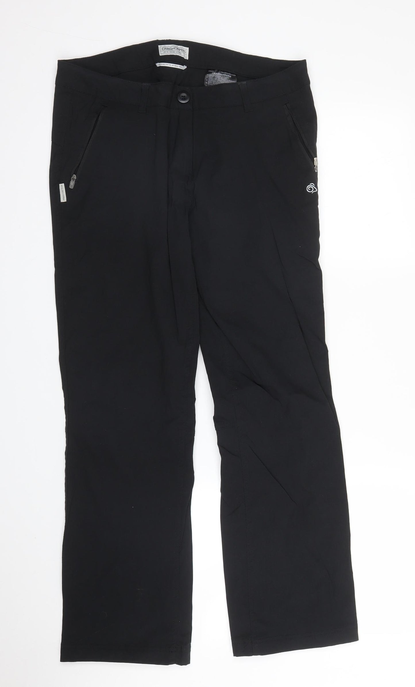 Craghoppers Womens Black   Snow Pants Trousers Size 12 L28 in