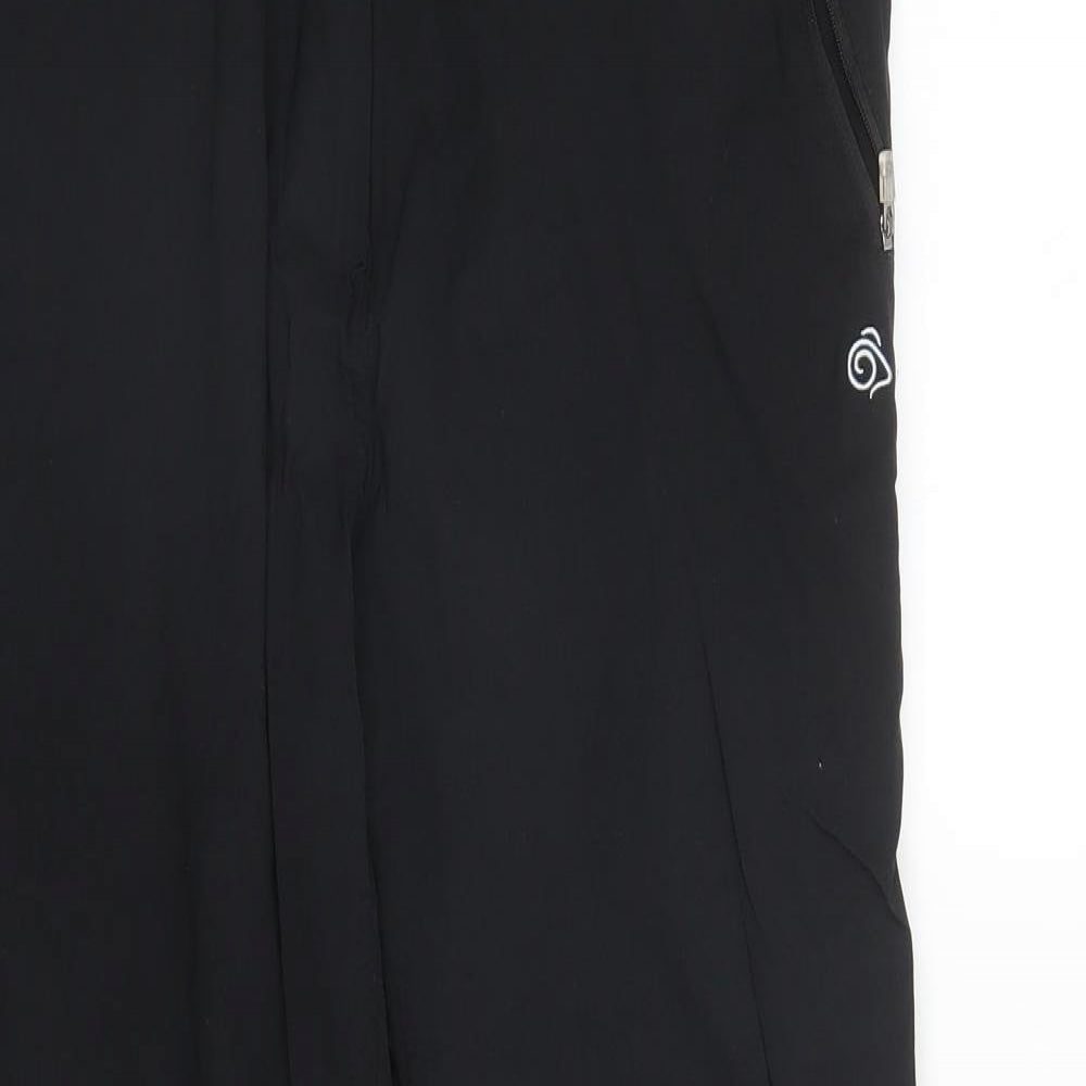 Craghoppers Womens Black   Snow Pants Trousers Size 12 L28 in