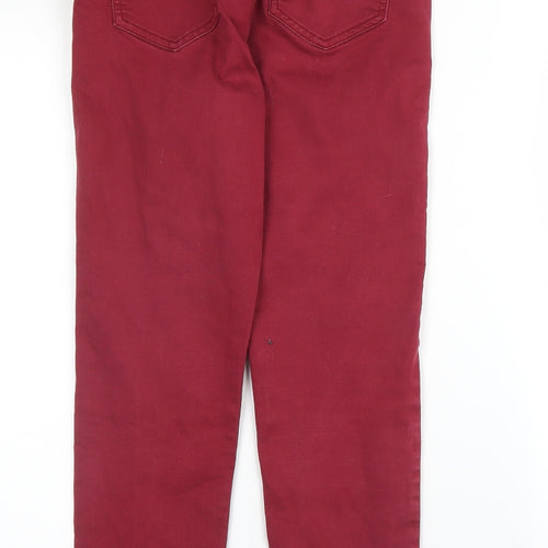 Preworn Womens Purple  Denim Skinny Jeans Size 12 L25 in
