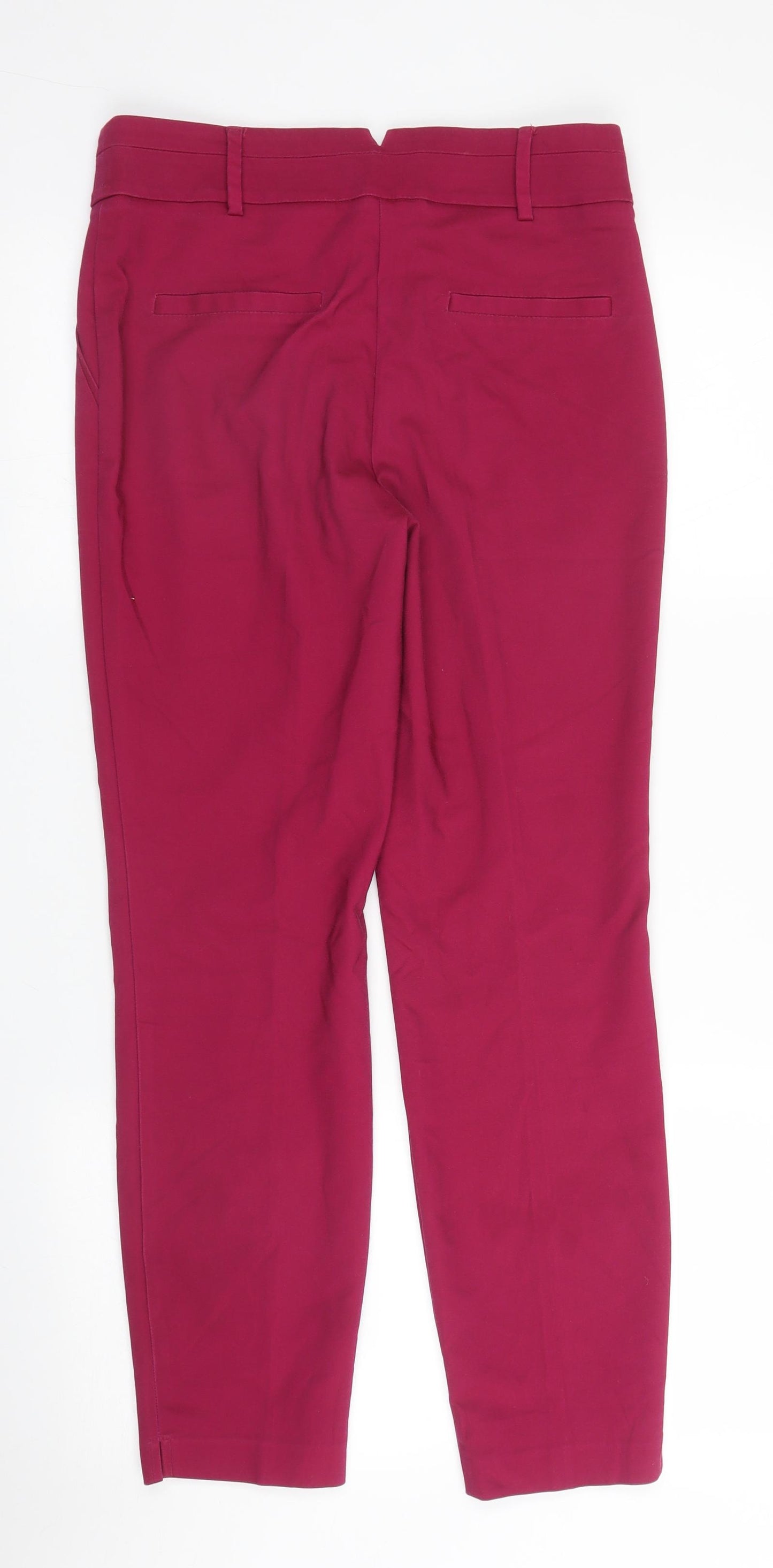 Papaya Womens Pink   Pedal Pusher Trousers Size 10 L26 in
