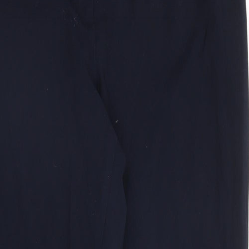 M&S Womens Blue   Trousers  Size 14 L25 in