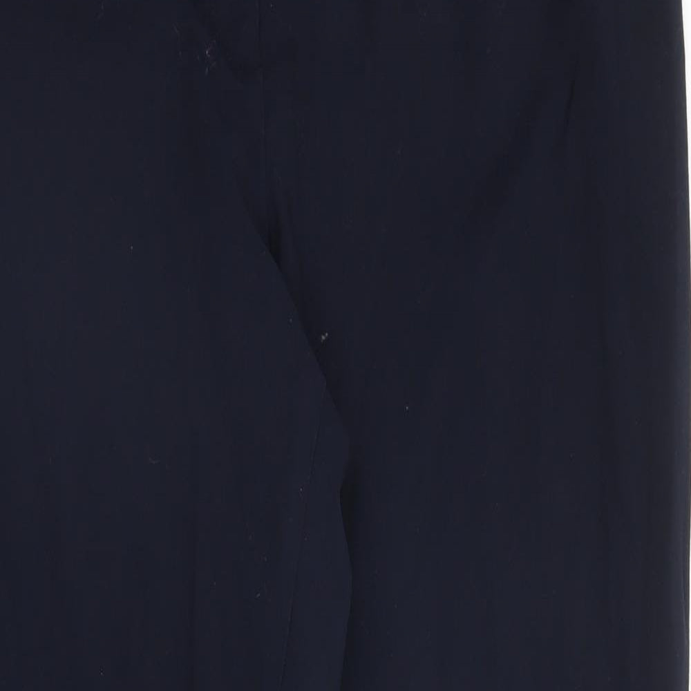 M&S Womens Blue   Trousers  Size 14 L25 in