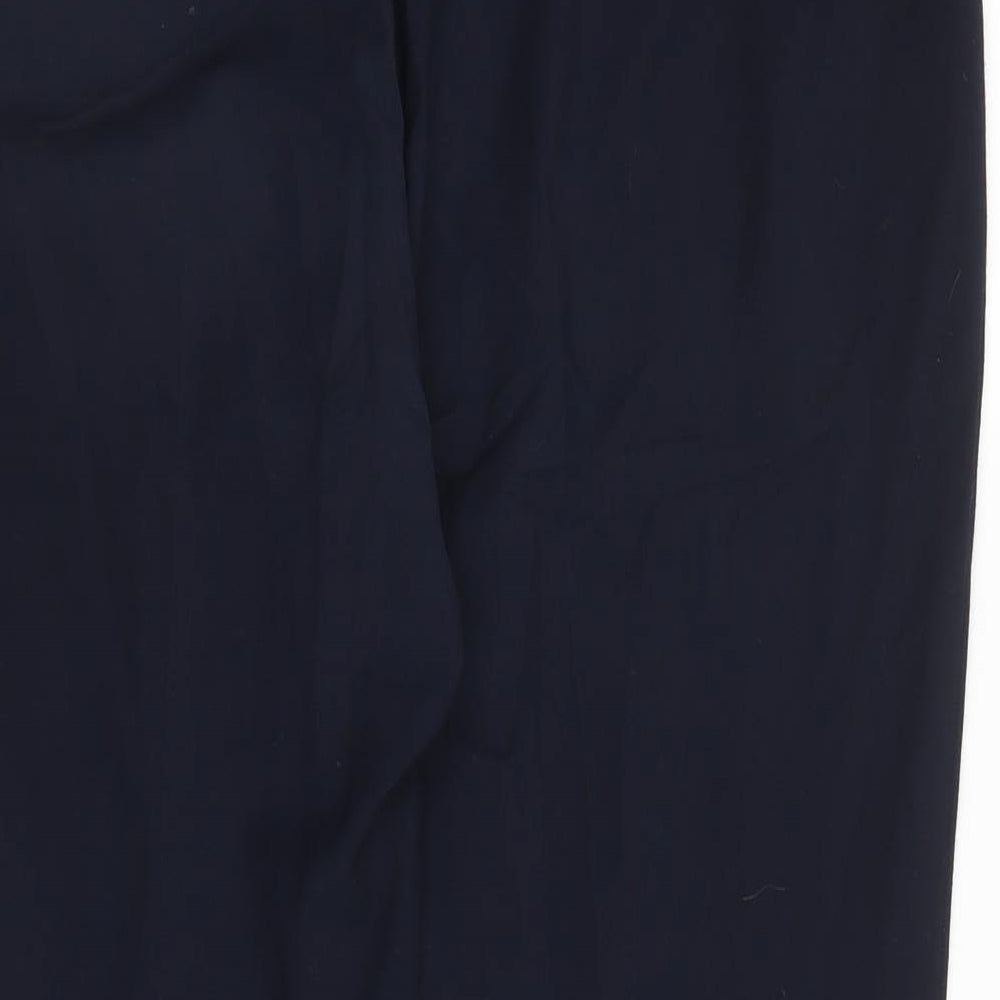 M&S Womens Blue   Trousers  Size 14 L25 in
