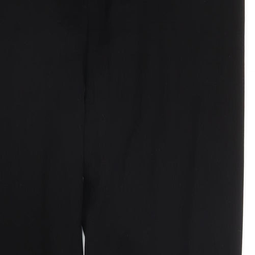 M&S Womens Black   Trousers  Size 10 L30 in