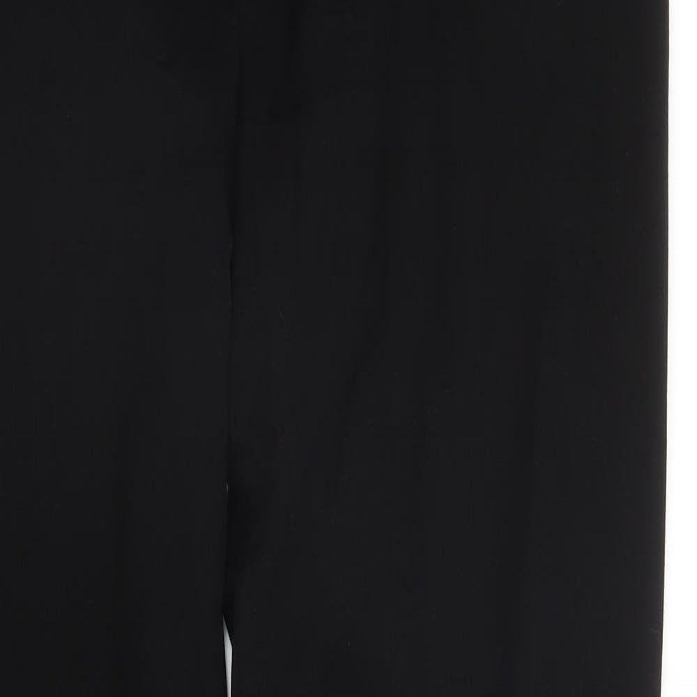 M&S Womens Black   Trousers  Size 10 L30 in