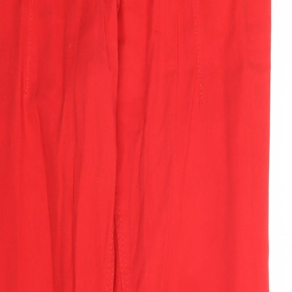 H&M Womens Red  Denim Skinny Jeans Size 12 L29 in