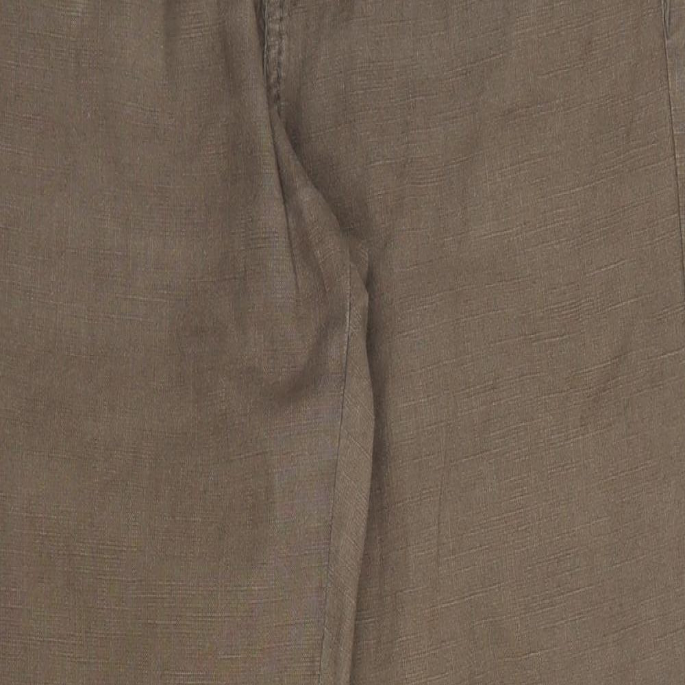M&S Womens Brown   Straight Jeans Size 8 L29 in