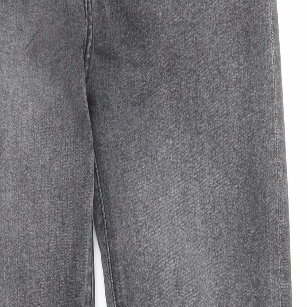 H&M Womens Grey  Denim Skinny Jeans Size 10 L29 in
