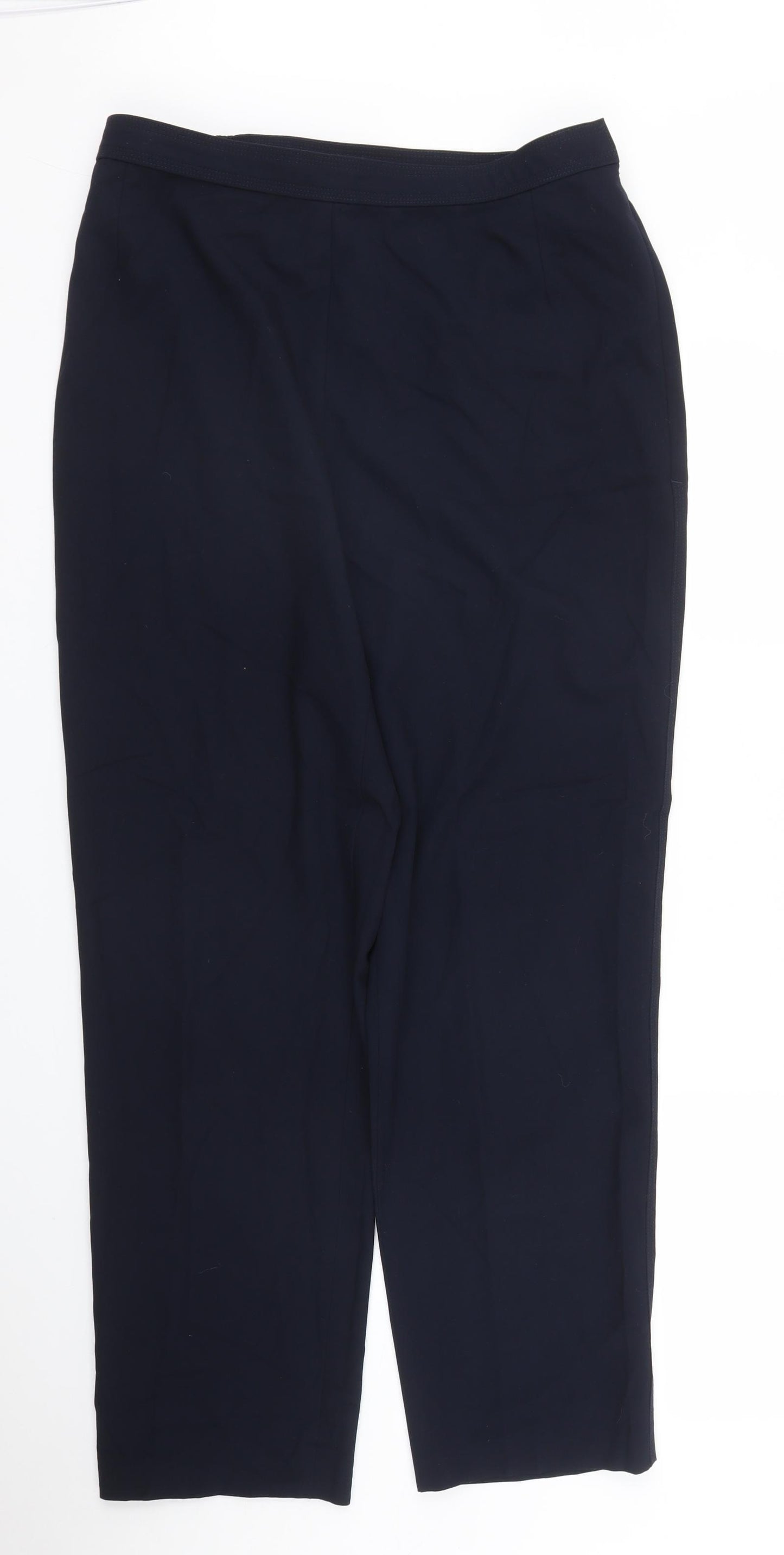 M&S Womens Blue   Trousers  Size 16 L29 in