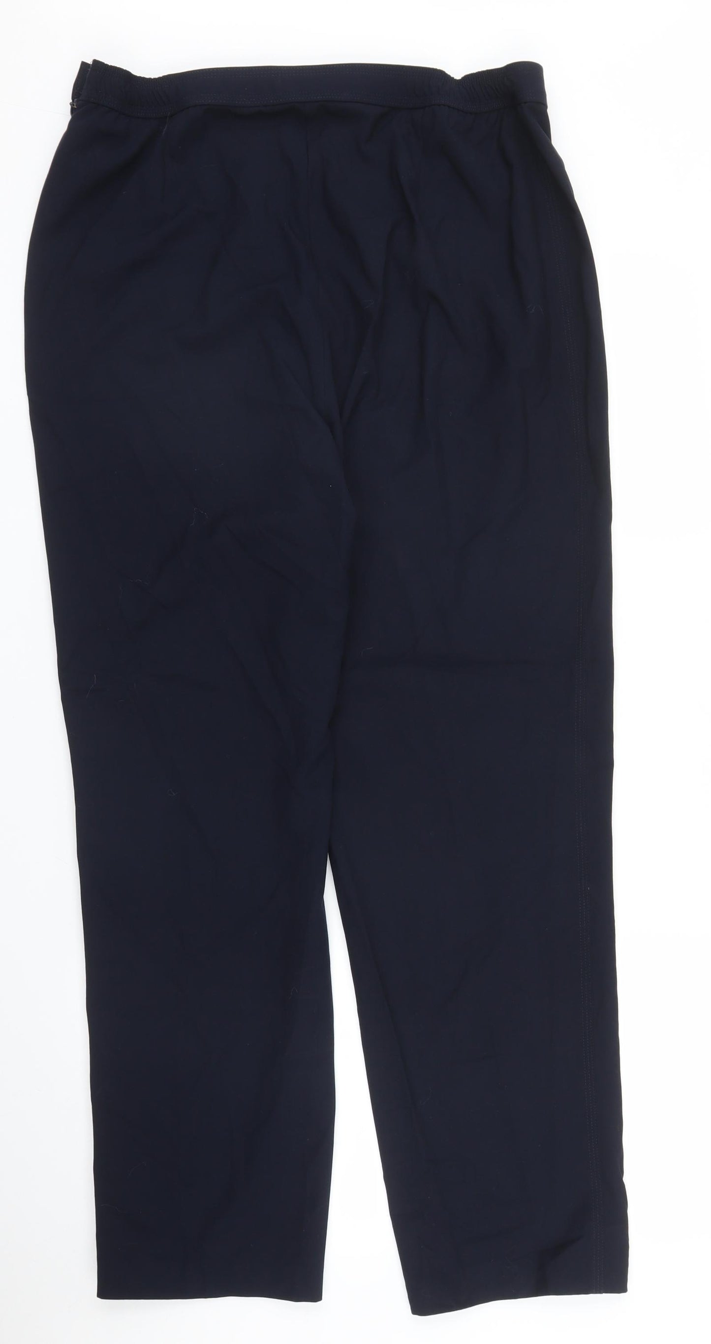 M&S Womens Blue   Trousers  Size 16 L29 in