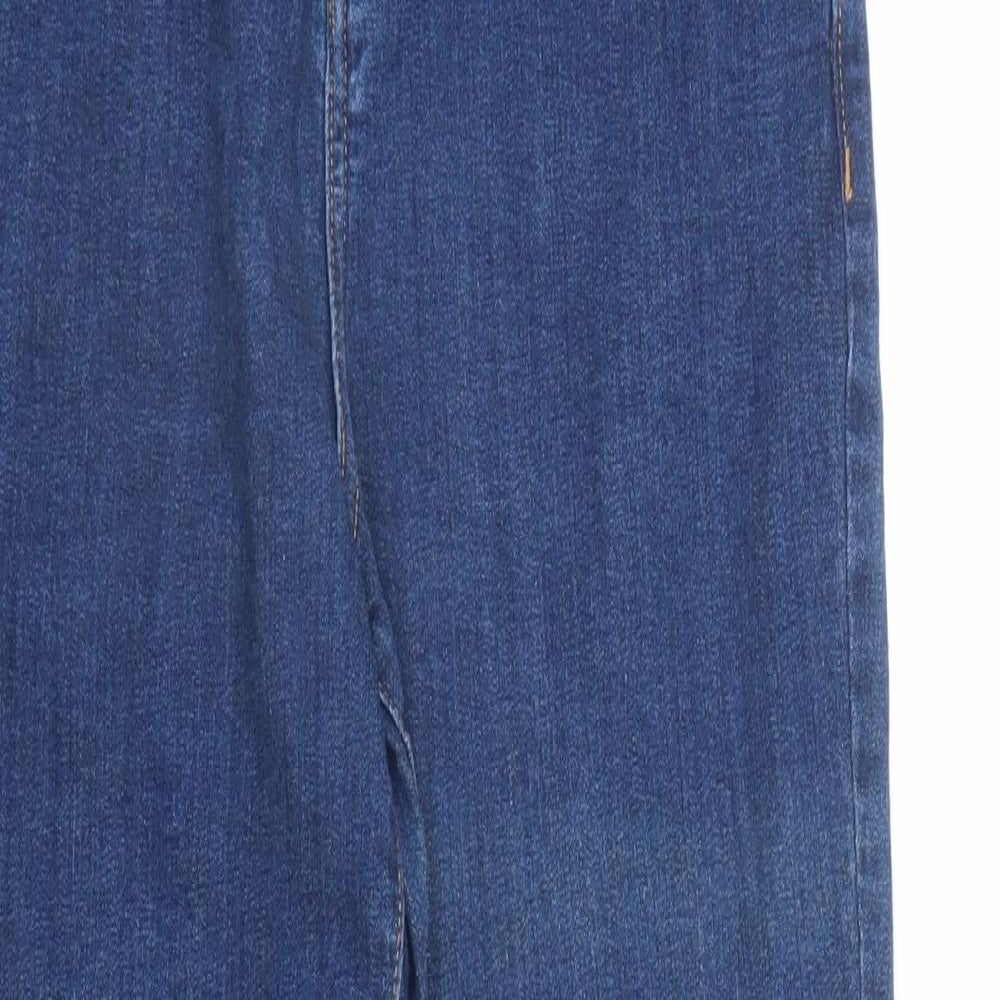 TU Womens Blue  Denim Straight Jeans Size 8 L25 in