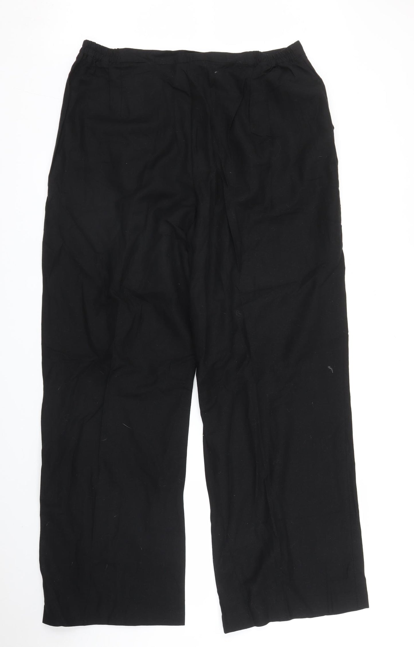 ELVI Womens Black   Trousers  Size 20 L29 in