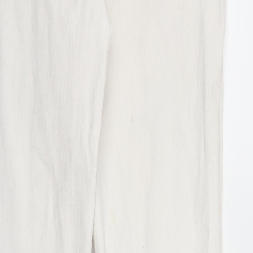 NEXT Womens White  Denim Skinny Jeans Size 8 L27 in