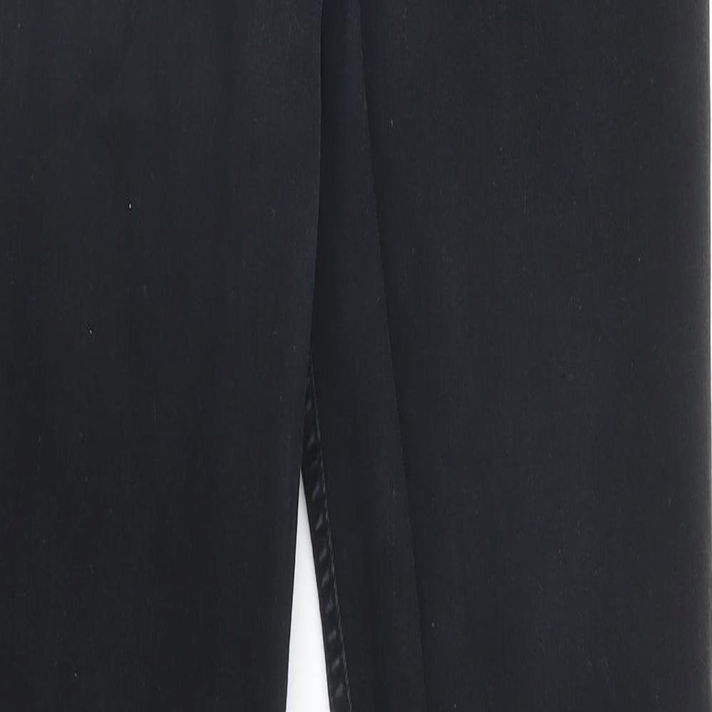 M&S Womens Black  Denim Bootcut Jeans Size 12 L29 in