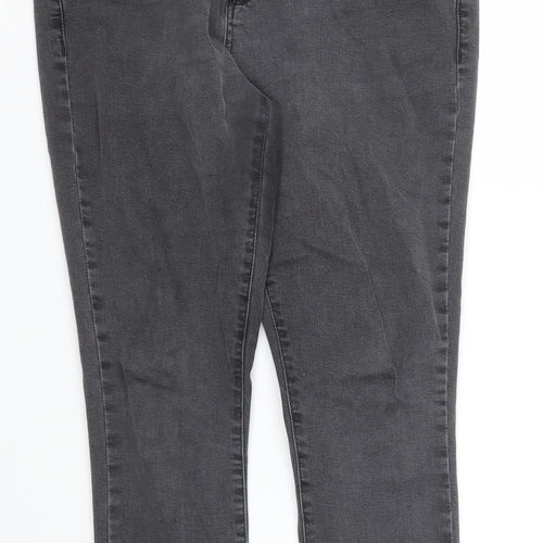 Topshop Womens Grey  Denim Skinny Jeans Size 30 in L25 in