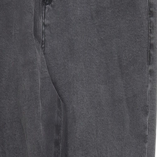 Topshop Womens Grey  Denim Skinny Jeans Size 30 in L25 in