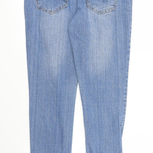 Denim 24/7 Womens Blue  Denim Skinny Jeans Size 10 L27 in