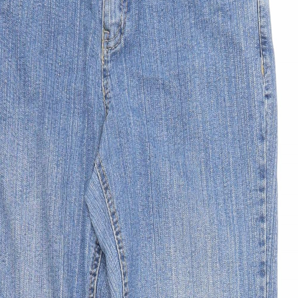 Denim 24/7 Womens Blue  Denim Skinny Jeans Size 10 L27 in