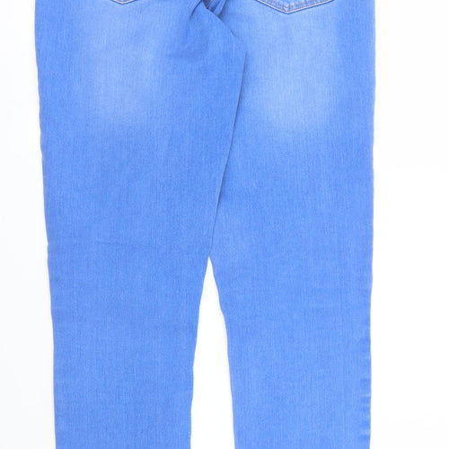 New Look Womens Blue  Denim Jegging Jeans Size 10 L29 in