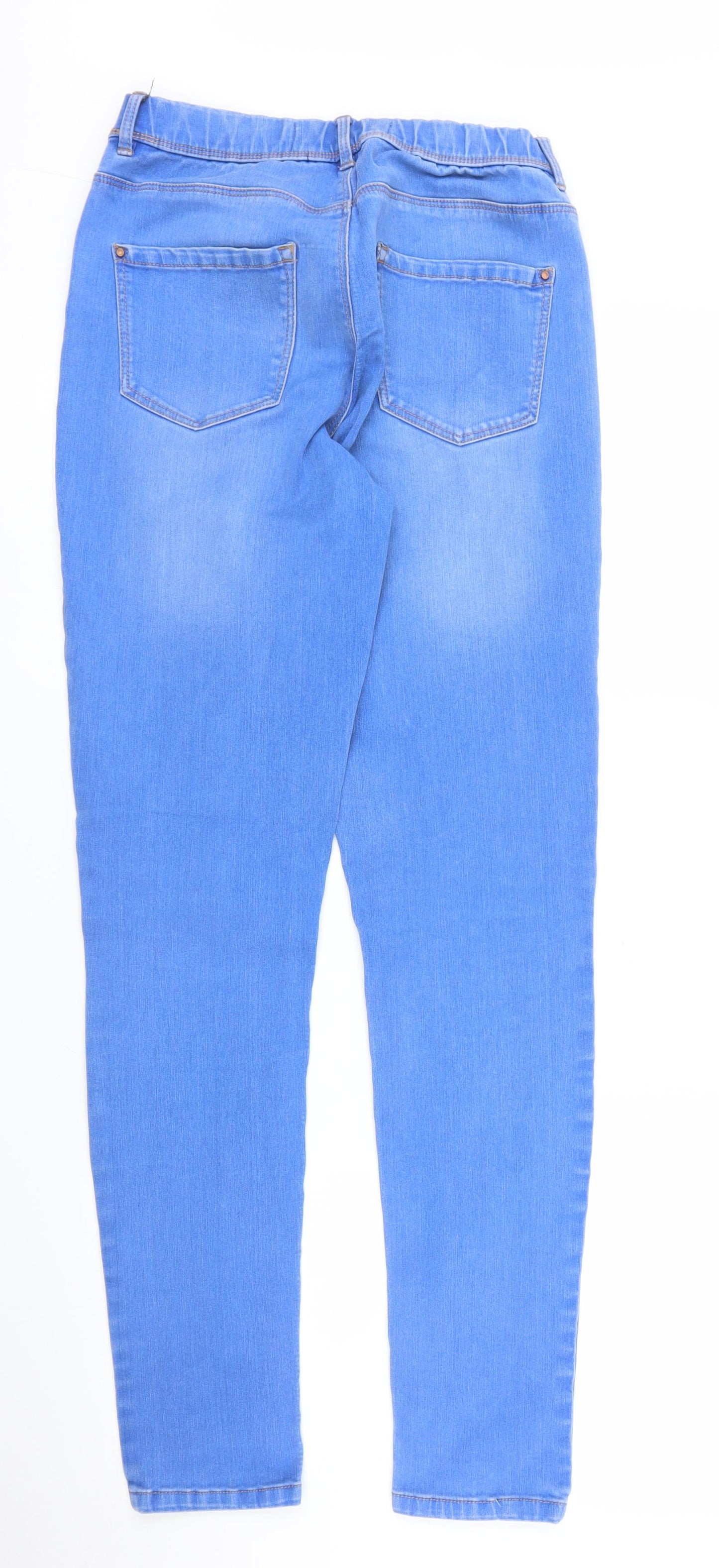New Look Womens Blue  Denim Jegging Jeans Size 10 L29 in