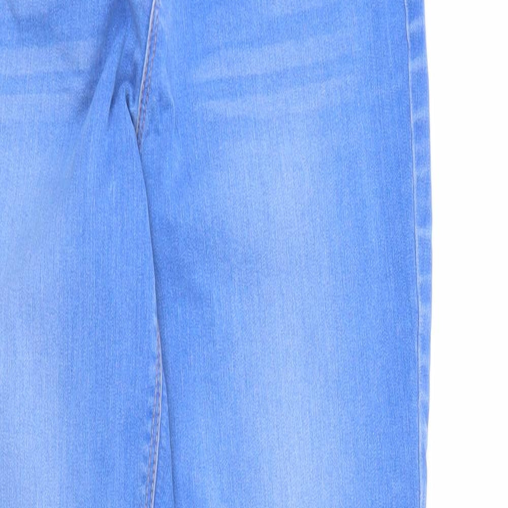 New Look Womens Blue  Denim Jegging Jeans Size 10 L29 in