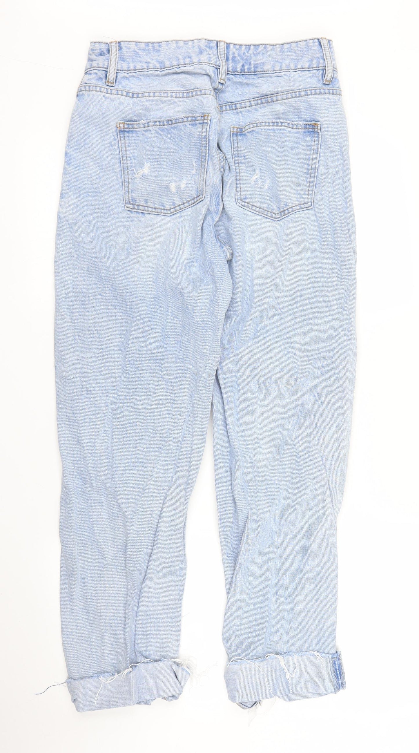 Primark Womens Blue  Denim Mom Jeans Size 12 L27 in