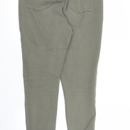 Primark Womens Green  Denim Skinny Jeans Size 14 L26 in