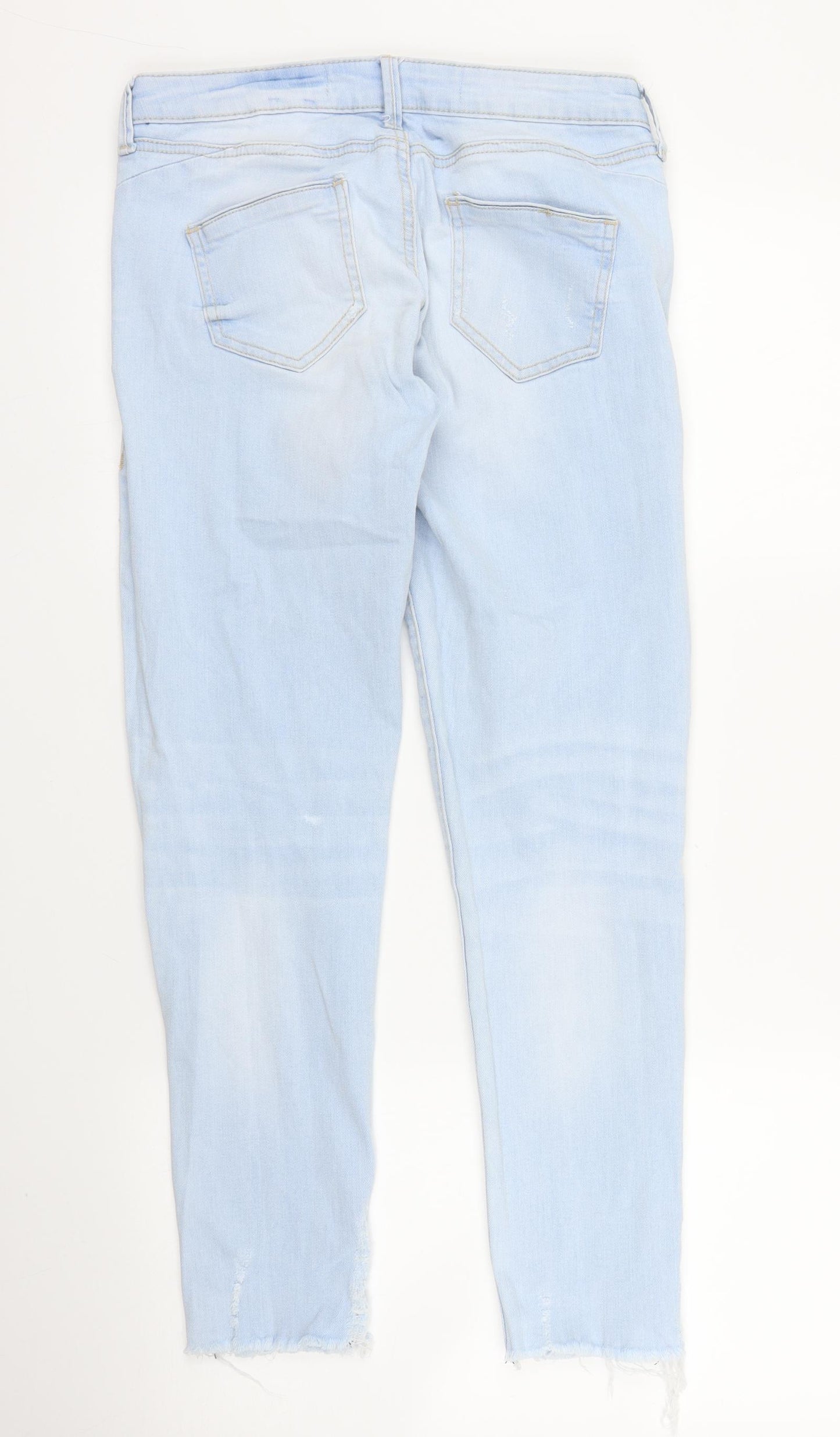 Primark Womens Blue  Denim Skinny Jeans Size 8 L27 in