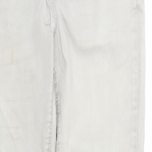George Womens Green  Denim Skinny Jeans Size 14 L29 in