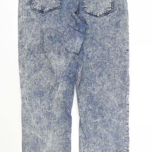 H&M Womens Blue  Denim Mom Jeans Size 6 L27 in