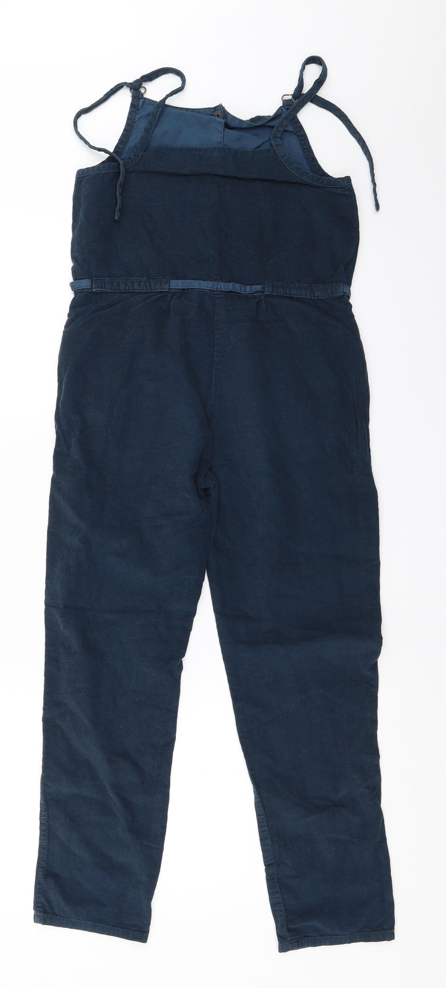Vertbaudet Girls Blue  Corduroy Jumpsuit One-Piece Size 10 Years