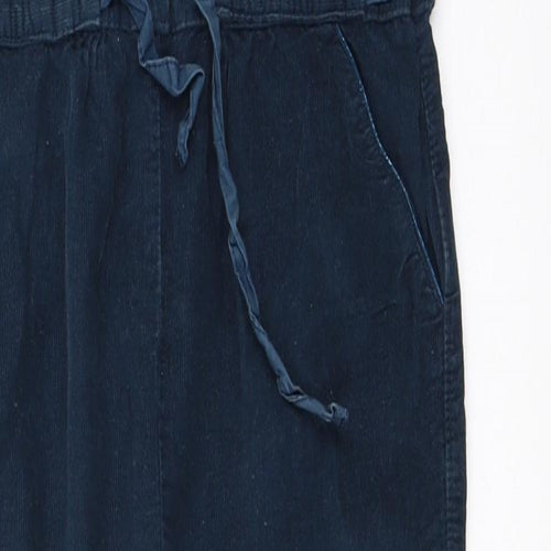 Vertbaudet Girls Blue  Corduroy Jumpsuit One-Piece Size 10 Years