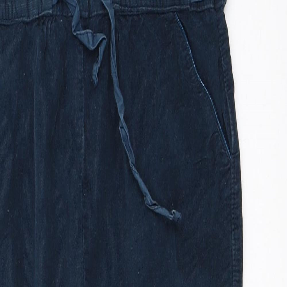 Vertbaudet Girls Blue  Corduroy Jumpsuit One-Piece Size 10 Years