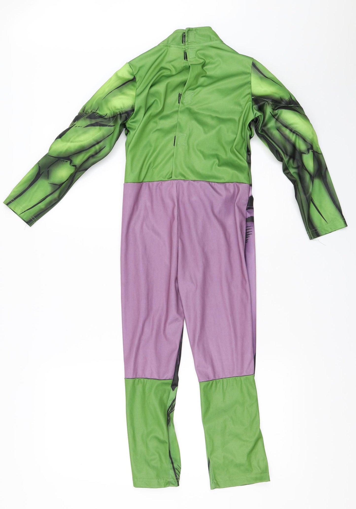 Matalan Boys Green Solid   One Piece Size 6-7 Years  - The Incredible Hulk fancy dress