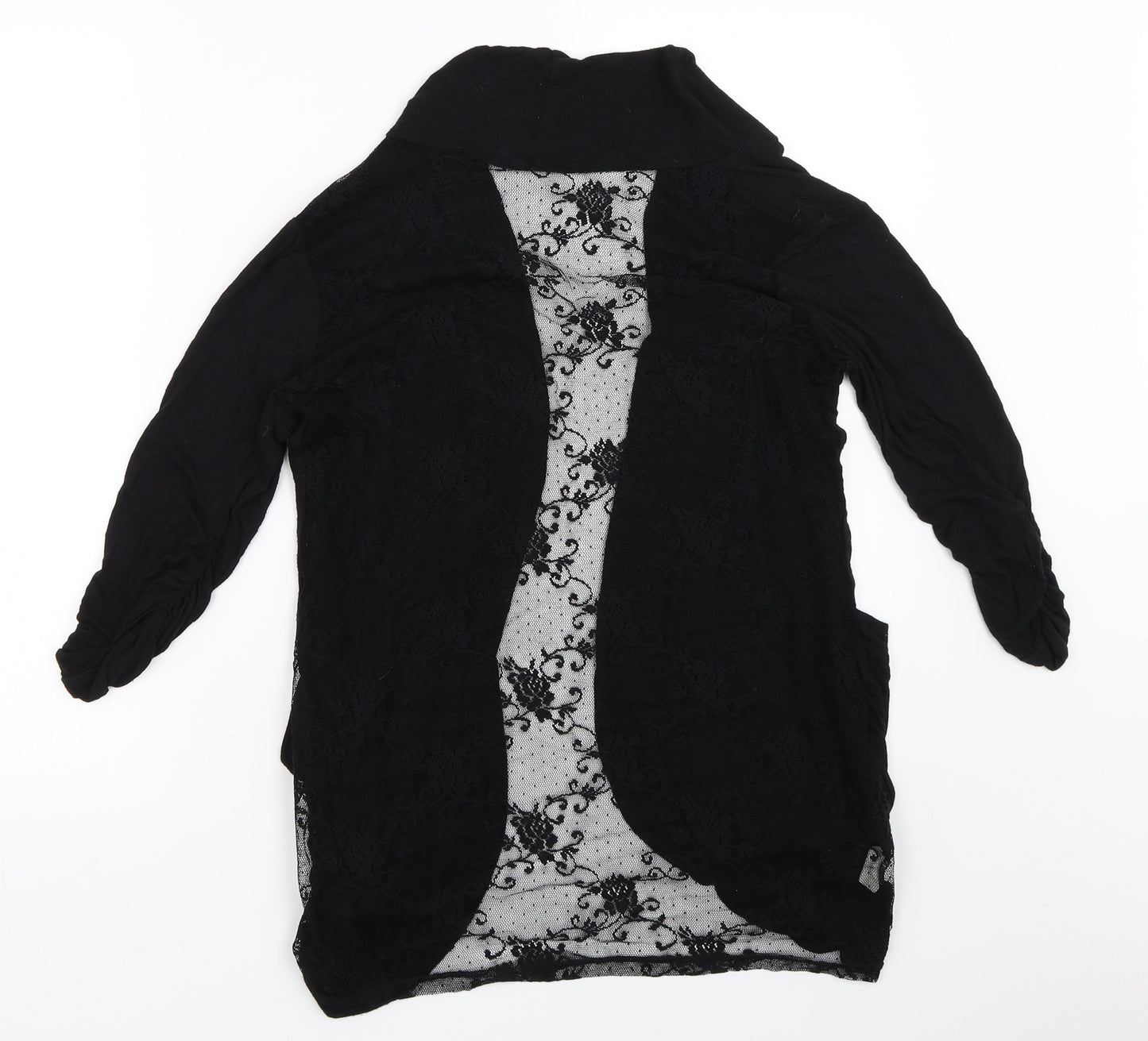 Nella Fantasia Womens Black   Cardigan Jumper Size L