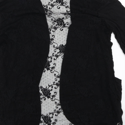 Nella Fantasia Womens Black   Cardigan Jumper Size L