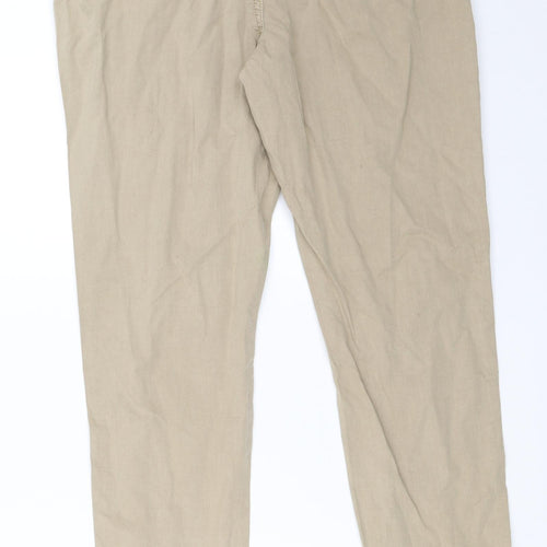 Vera Moda Womens Beige   Chino Trousers Size 30 in L28 in